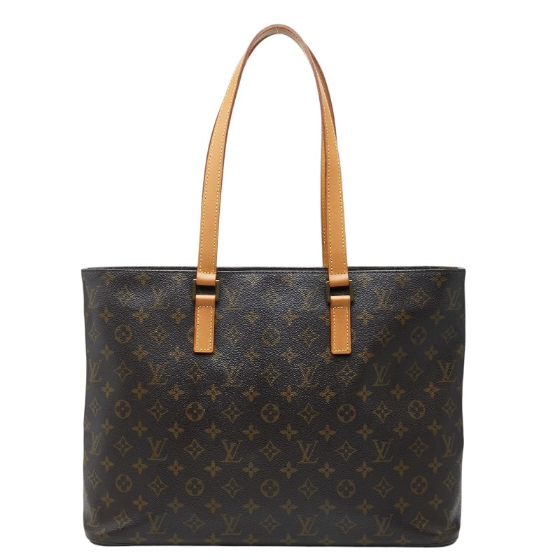 ルイ ヴィトン モノグラム ルコ トートバッグ ショルダーバッグ M51155 ブラウン PVC レザー レディース LOUIS VUITTON 【中古】