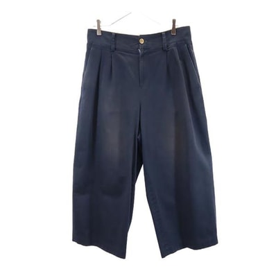 DIGAWEL ディガウェル 日本製 クロップドパンツ ネイビー