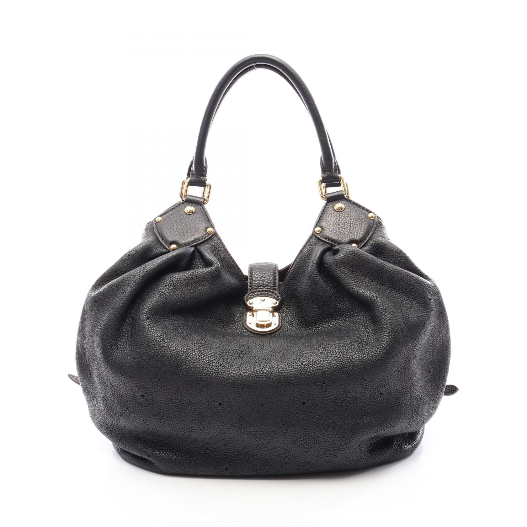 ルイ・ヴィトン LOUIS VUITTON マヒナL マヒナ ショルダーバッグ バッグ レザー ノワール レディース ブラック系 M95765 【中古】