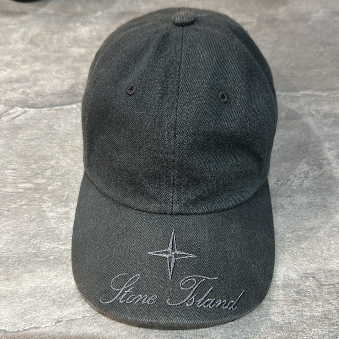 Supreme x Stone Island Denim 6-Panel "Black"