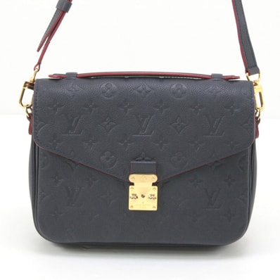 $$ LOUIS VUITTON ルイヴィトン モノグラムプラント ポシェットメティスMM 2WAYショルダーバッグ M44071 ネイビー