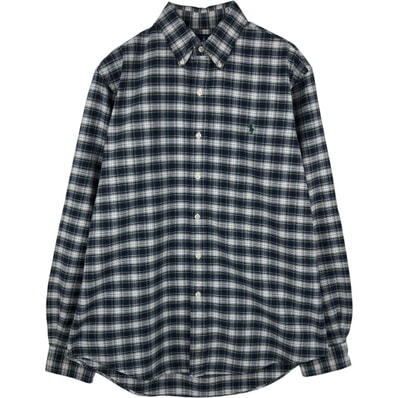 古着 ラルフローレン Ralph Lauren CUSTOM FIT 長袖 ボタンダウンチェックシャツ メンズM相当/eaa676701