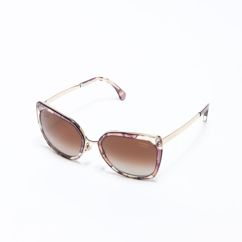 シャネル CHANEL ロゴ サングラス【中古】