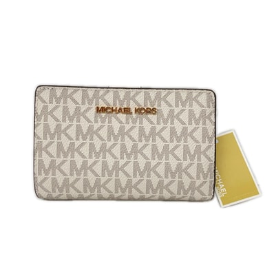 MICHAEL KORS マイケルコース レディース 2つ折り財布 シグネチャー 35F8GTVF2B LT CRM MULTI(ライトクリームマルチ)