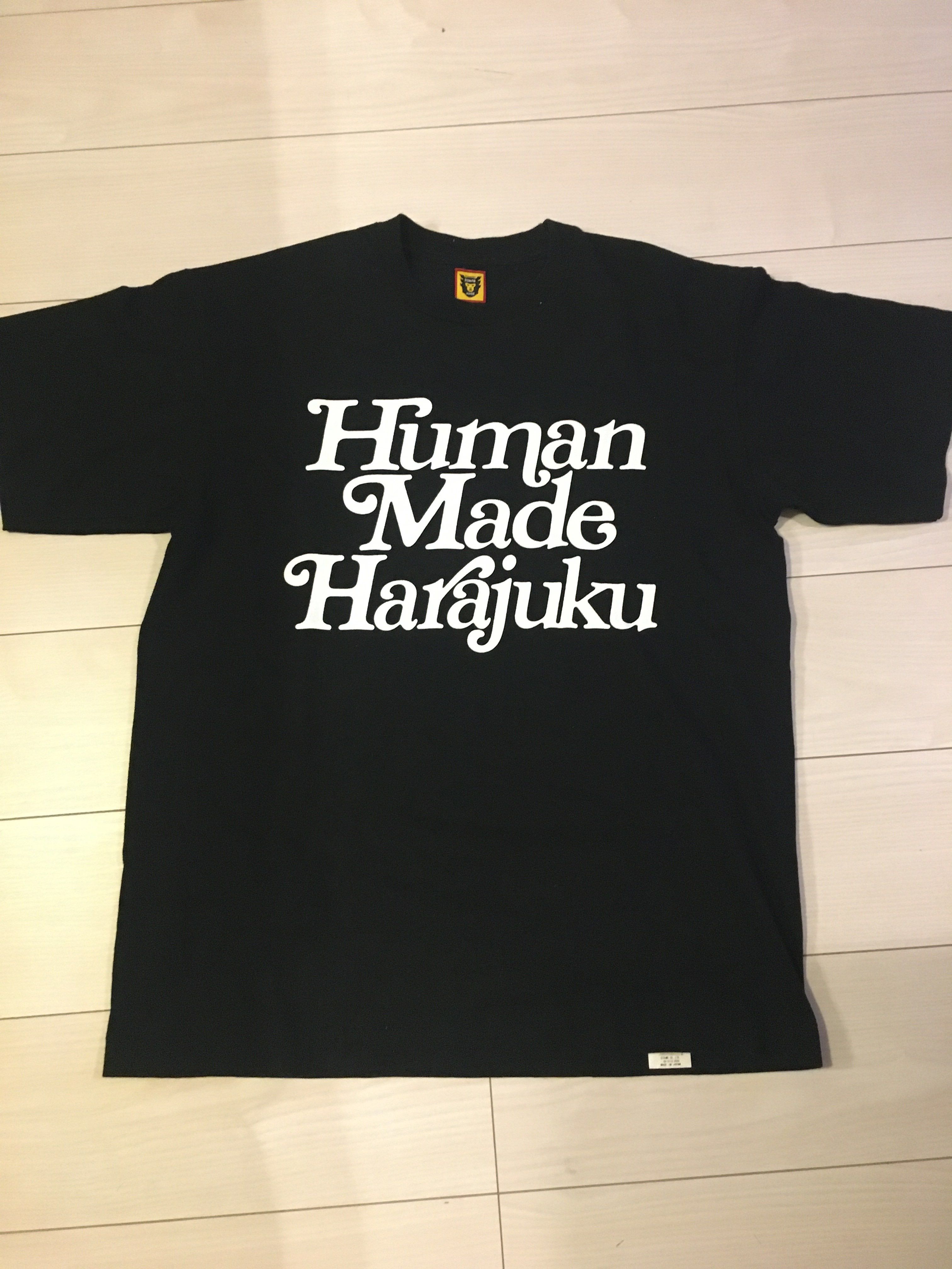 HUMAN MADE Girls Don't Cry Harajuku T-Shirt #2 "Black" / VERDY