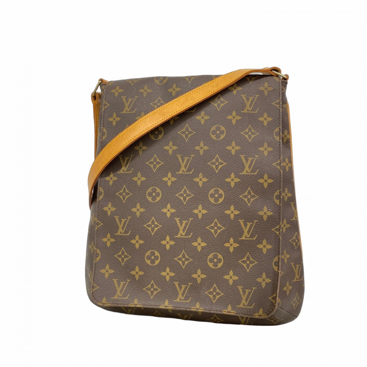 【6dc3229】ルイヴィトン ショルダーバッグ モノグラム ミュゼット M51256 ブラウン【中古】レディース