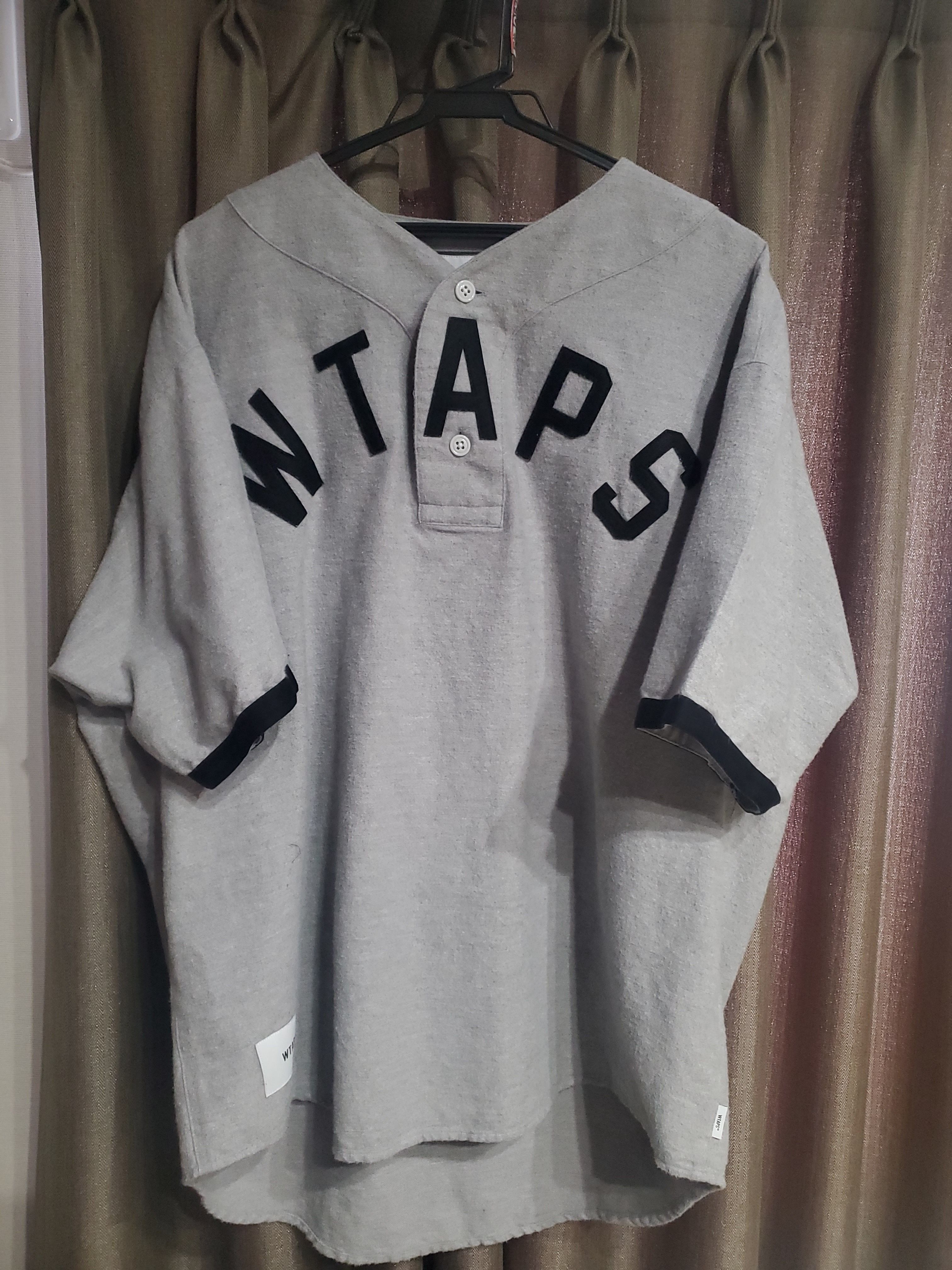 Wtaps LEAGUE / SS / COTTON. FLANNEL "Gray"