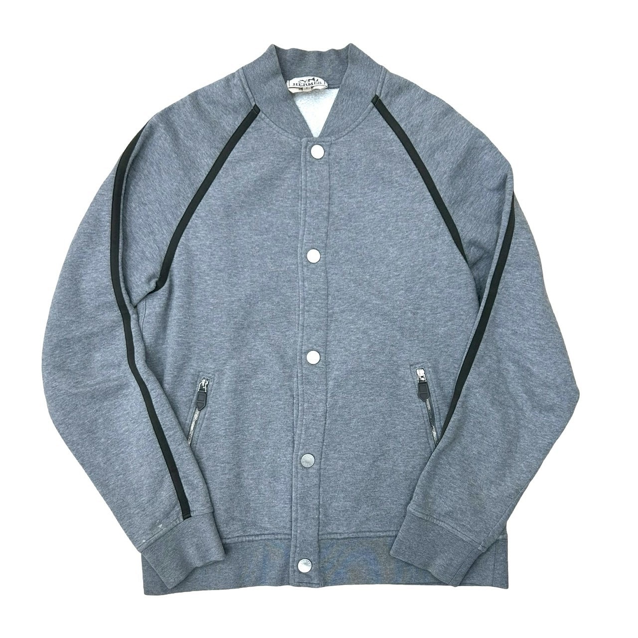 HERMES エルメス テディ ブルゾン コットン ポリエステル ポリウレタン ブルゾン グレー
 72865