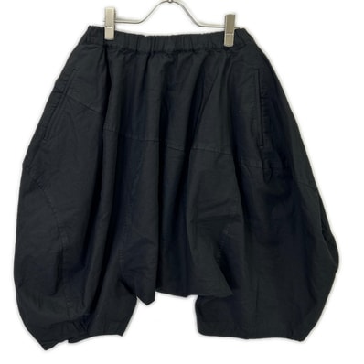 コムデギャルソン GA-P017 ブラック 製品染め サルエルパンツ S