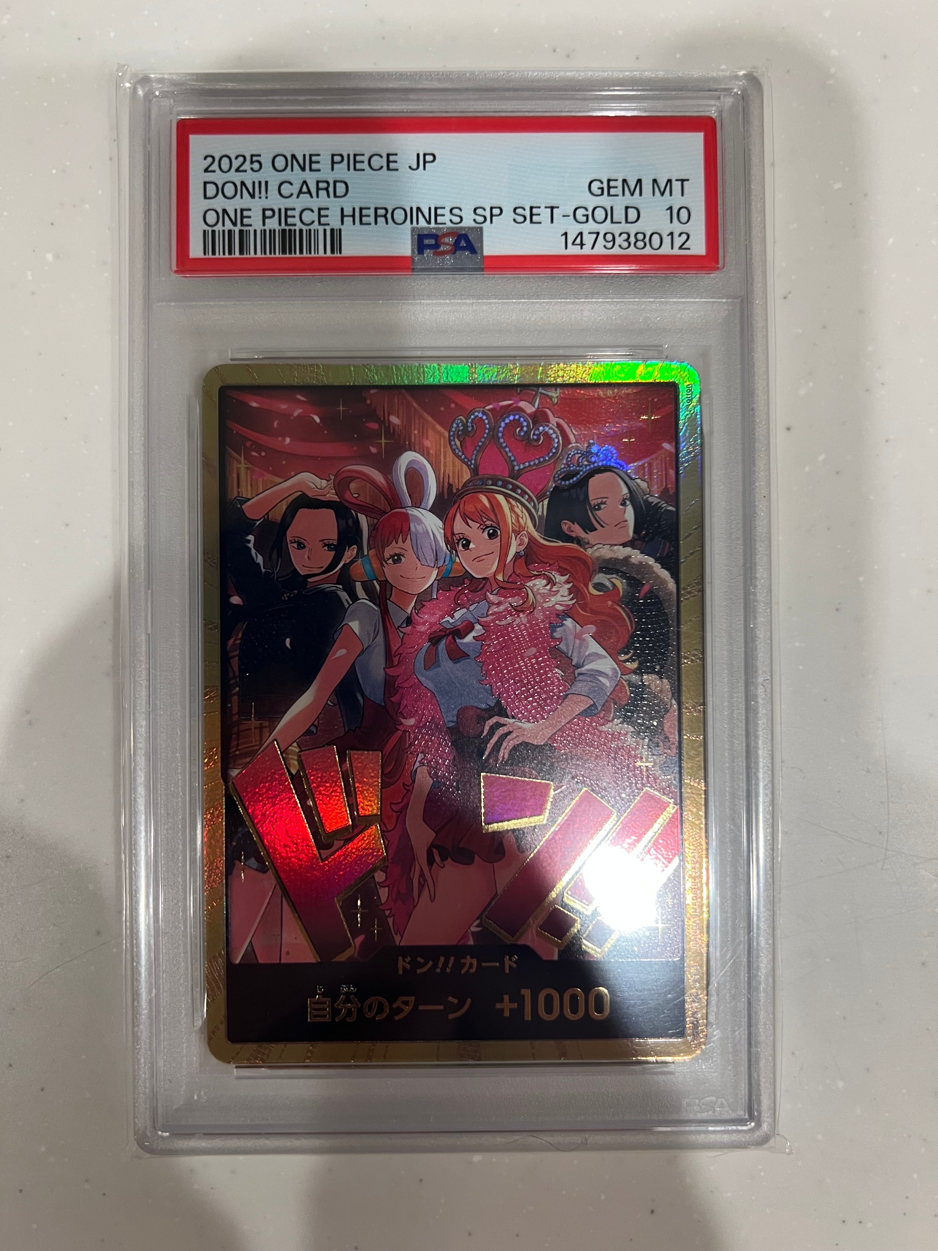 PSA10】ドン!!カード : ロビン&ウタ&ナミ&ハンコック スーパーパラレル