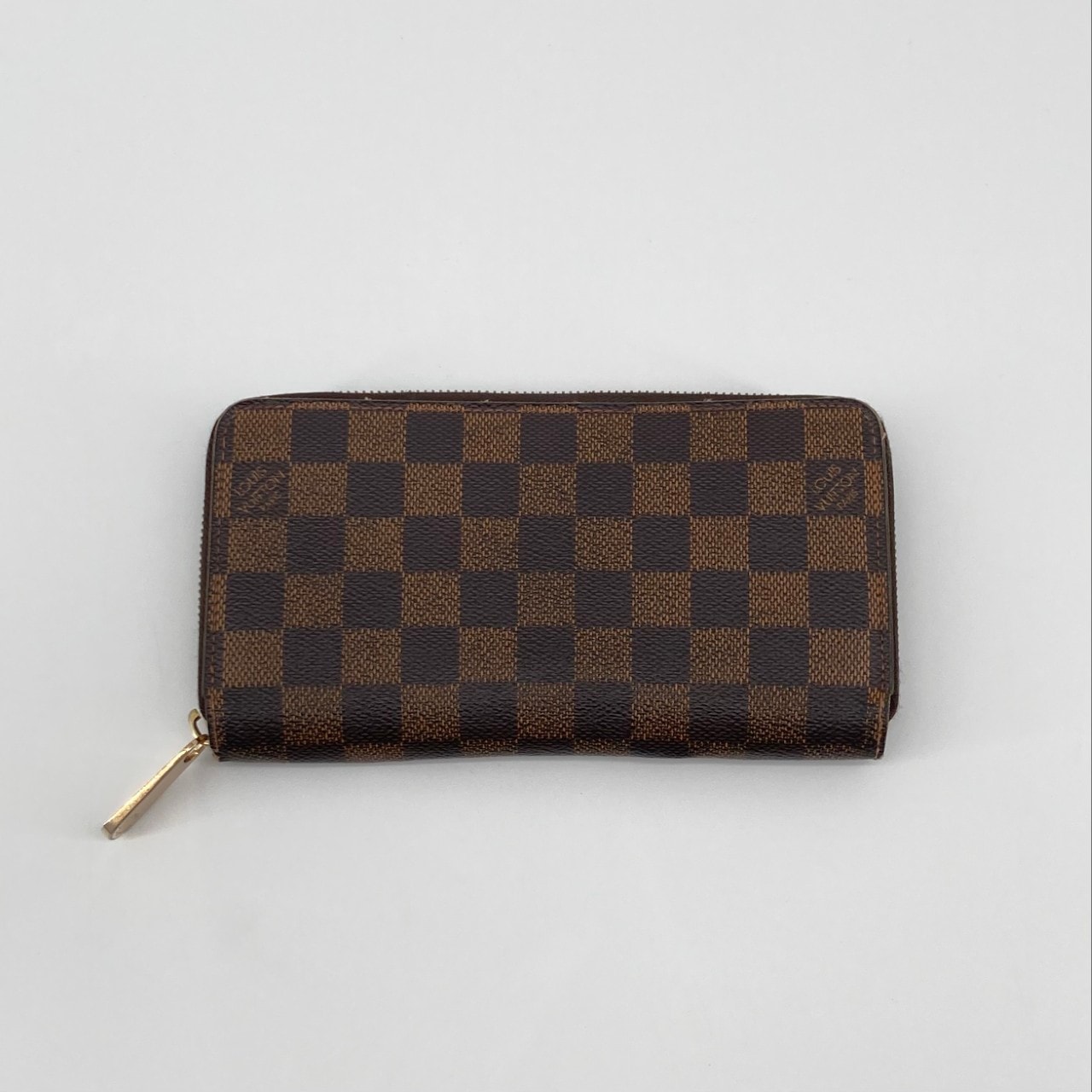 LOUIS VUITTON(ルイ・ヴィトン) ジッピーウォレット レザー ダミエ エベヌ N60015 長財布 ブラウン