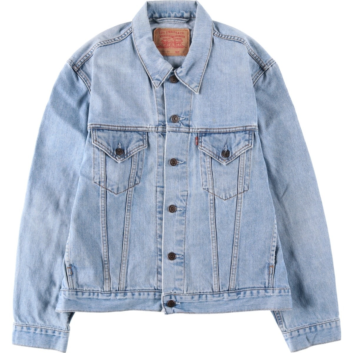 古着 00年代 リーバイス Levi's 70550-0476 ユーロモデル デニムジャケット Gジャン メンズL相当/eaa634689