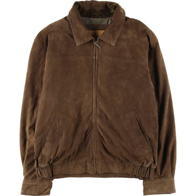 古着 90~00年代 ティンバーランド Timberland スイングトップタイプ スエードレザー スポーツジャケット メンズL相当 ヴィンテージ/eaa609585