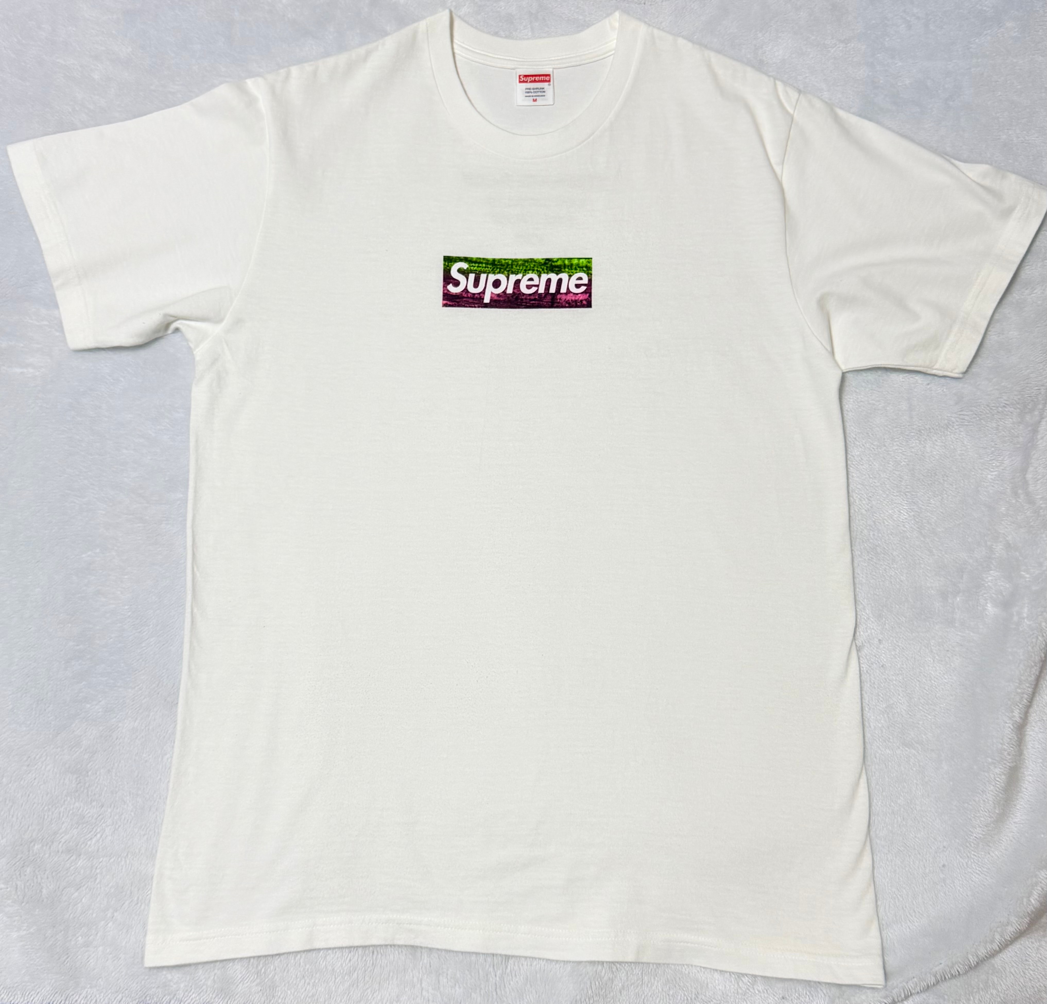 Supreme Los Angeles Fire Relief Box Logo Tee "White"