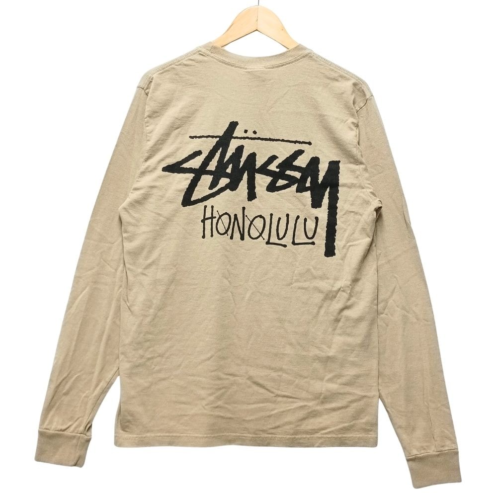 STUSSY ステューシー STOCK HONOLULU P.D.LS TEE ホノルル 限定 ストック ロゴ ロングTシャツ 56308