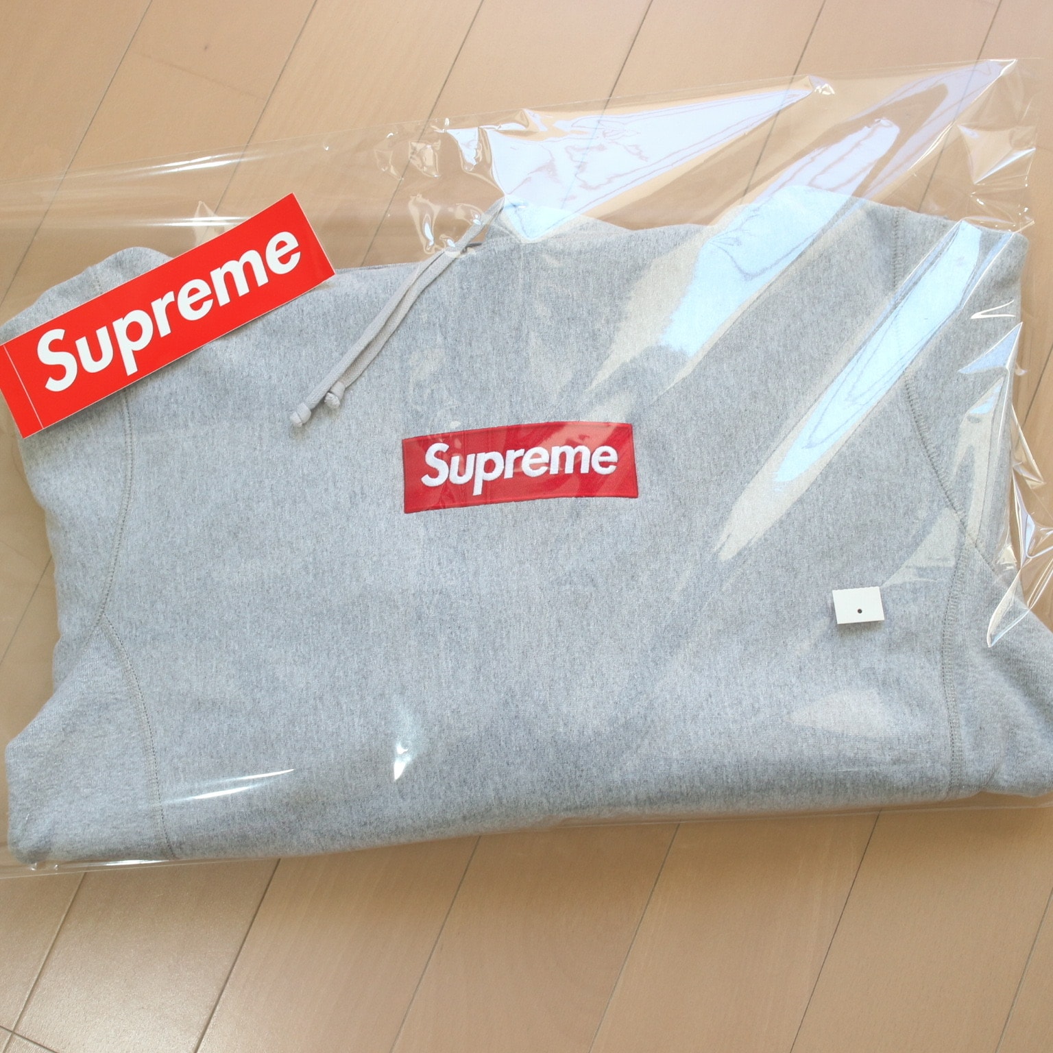 Supreme Box Logo Hooded Sweatshirt "Heather Grey" (16FW)