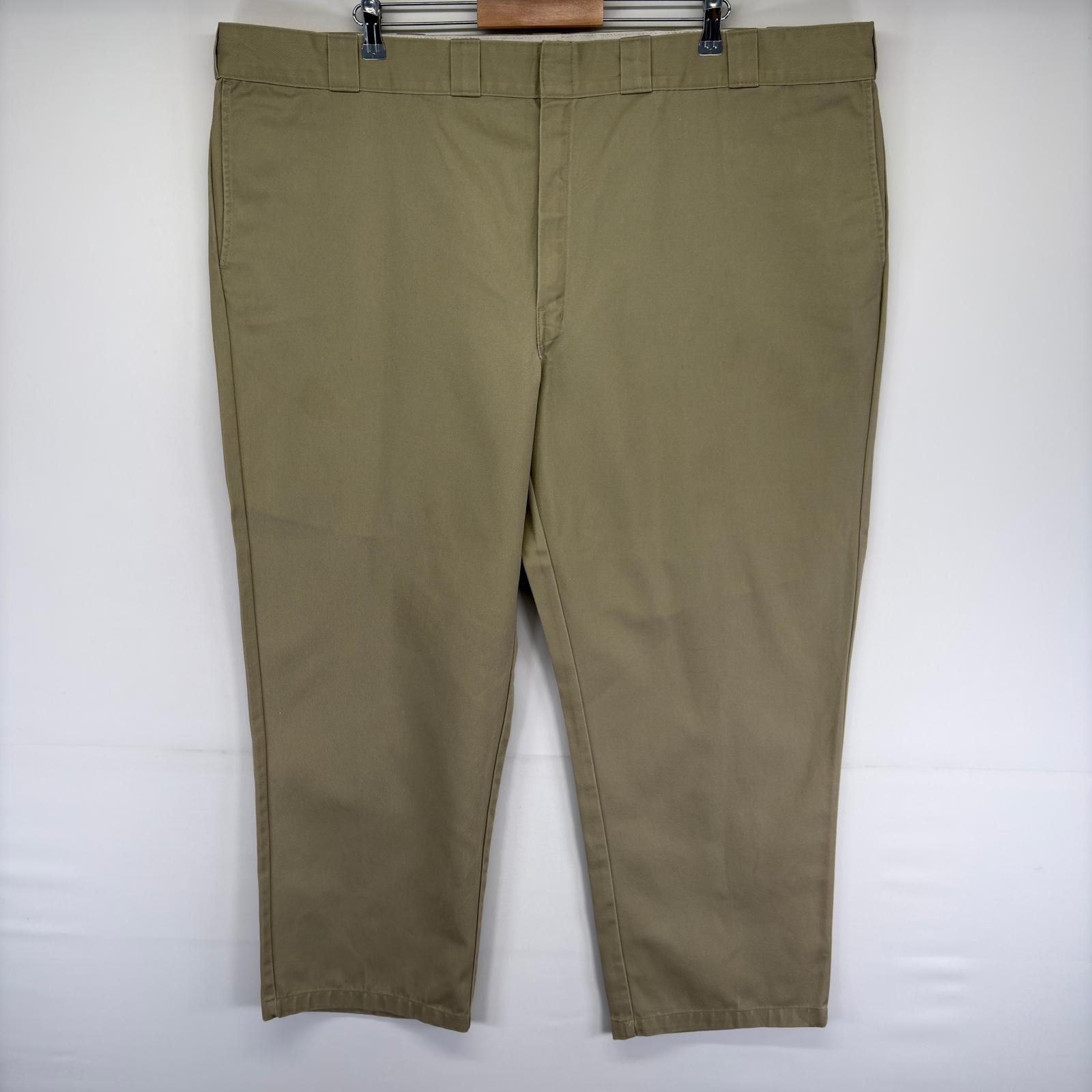 古着 ディッキーズ Dickies パンツ ワークパンツ チノパン スラックス 874 ストレート ジッパーフライ w50 L30  ベージュ系 メンズ