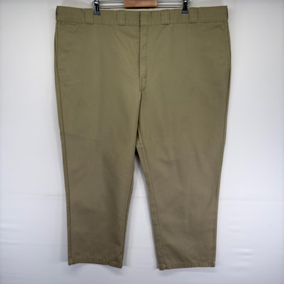 古着 ディッキーズ Dickies パンツ ワークパンツ チノパン スラックス 874 ストレート ジッパーフライ w50 L30 ベージュ系 メンズ