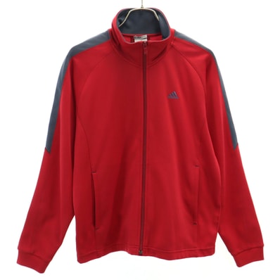 adidas アディダス トラックジャケット M レッド ジャージ