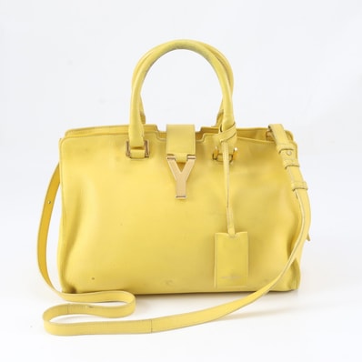 ■美品 サンローラン パリ YSL プチカバス Yラインショルダーバッグ