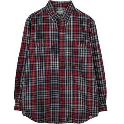 古着 カーハート Carhartt RELAXED FIT チェック柄 長袖 ボタンダウン ワークシャツ メンズM相当/eaa659590