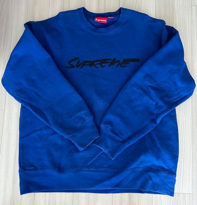 Supreme Futura Logo Crewneck "Royal"