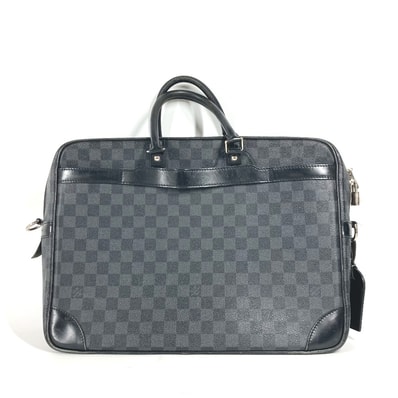 ルイヴィトン LOUIS VUITTON ポルトドキュマン ヴォワヤージュGM N41123 ダミエグラフィット PDV ハンドバッグ トートバッグ ビジネスバッグ ダミエグラフィットキャンバス ブラック