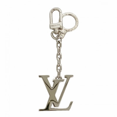 【6ee5971-k】ルイヴィトン キーホルダー・チャーム ポルトクレイニシャルLV M65071 シルバー【中古】メンズ レディース ユニセックス