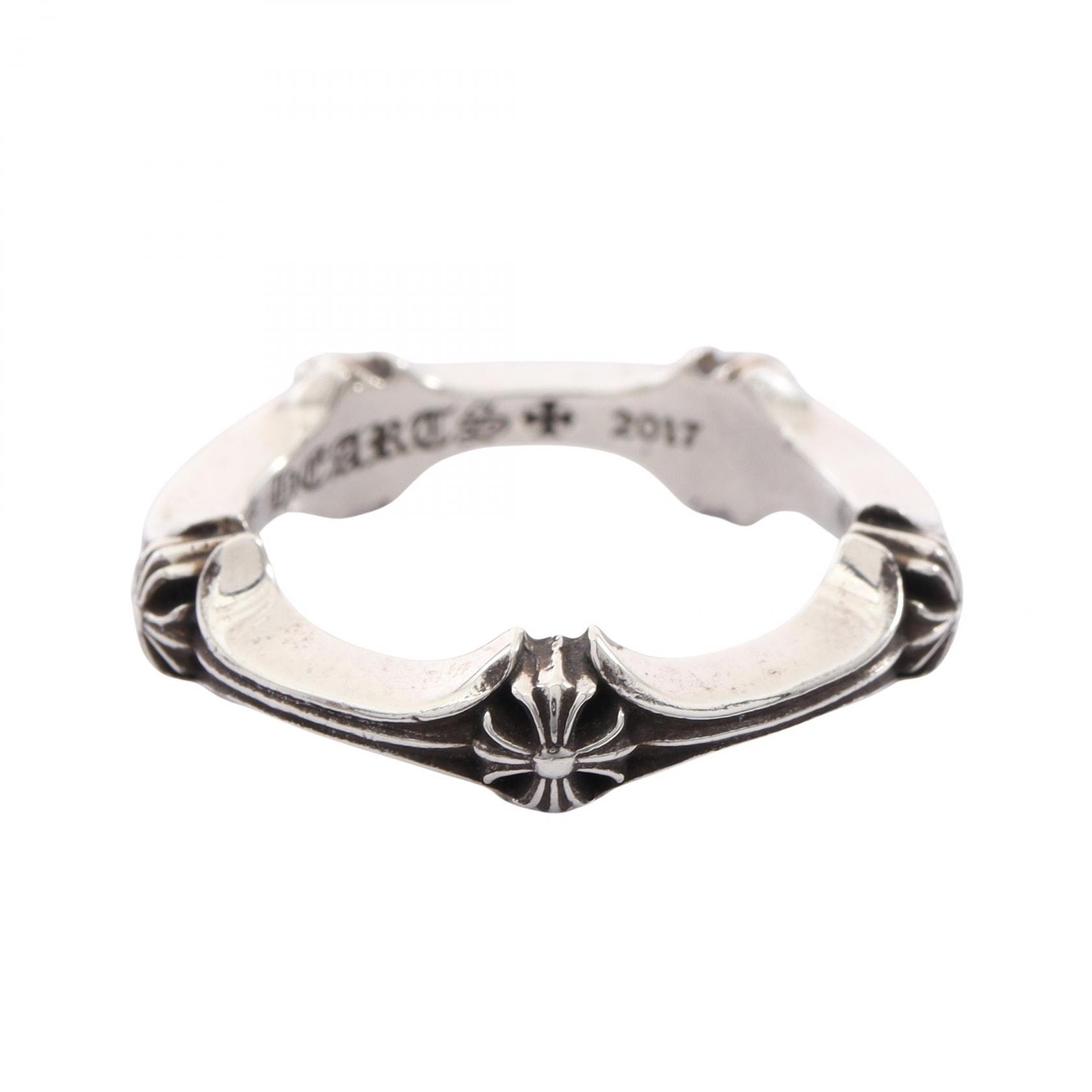 クロムハーツ CHROME HEARTS プラス & ボーン リング・指輪 ジュエリー シルバー925 メンズ シルバー系 【中古】