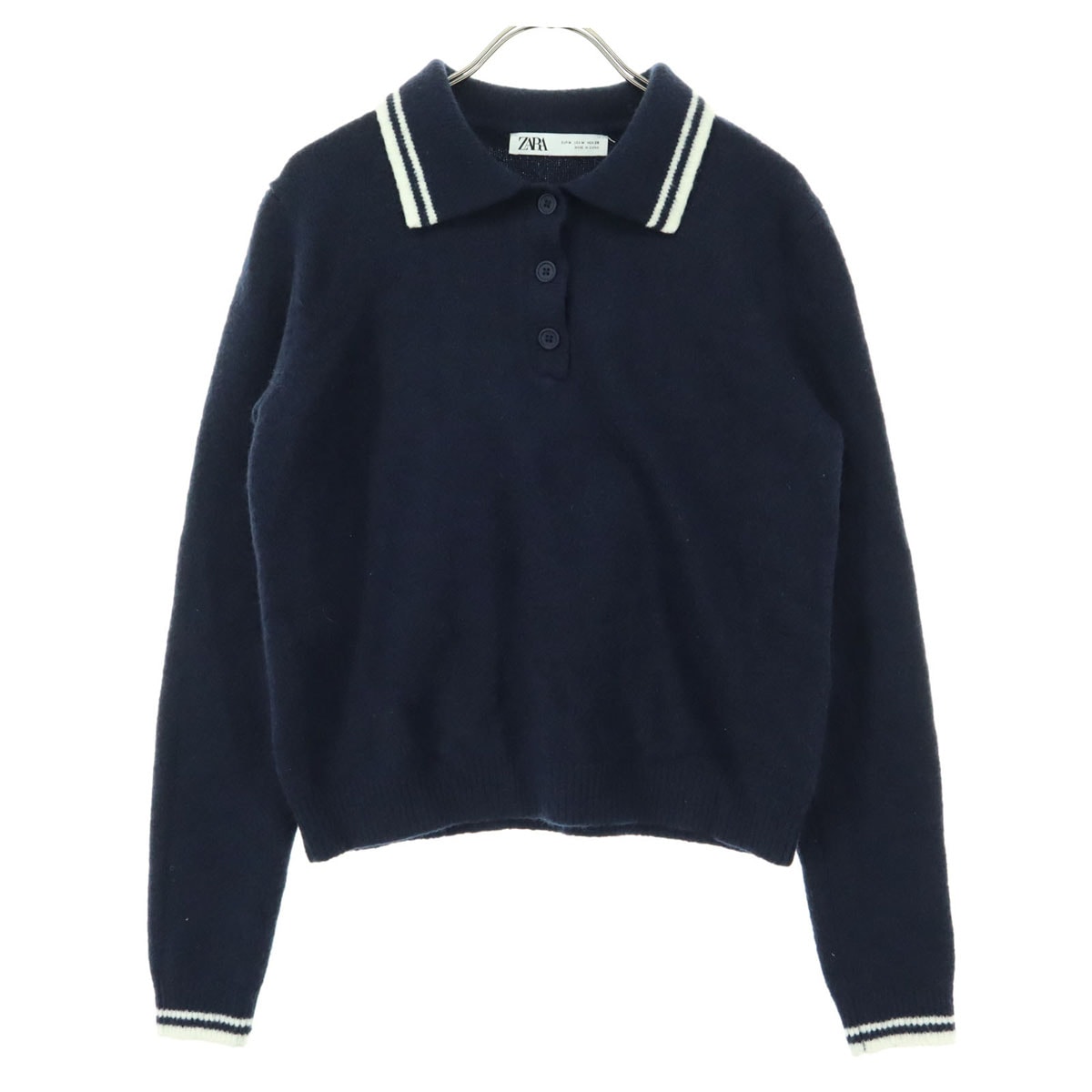 ZARA ザラ 長袖 セーター M ネイビー