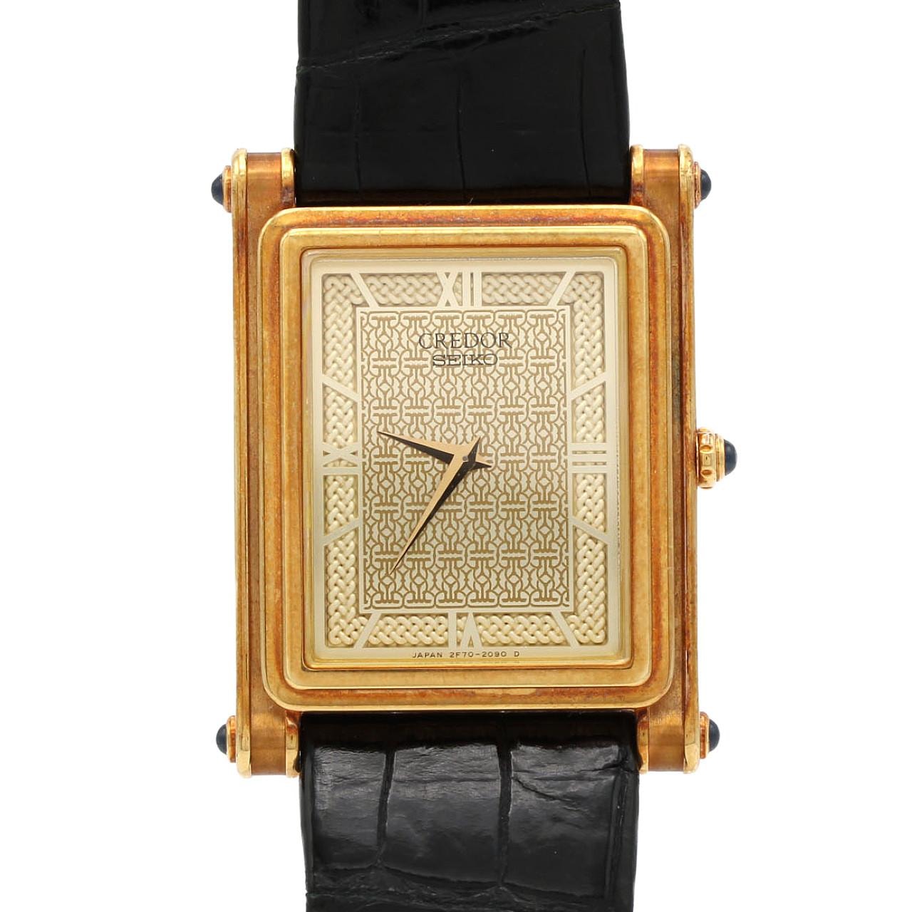 【ノーメンテナンス還元価格】セイコー クレドール YG 2F70-6430 YG クォーツ