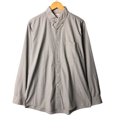 古着 ブルックスブラザーズ Brooks Brothers Est.1818 長袖 ボタンダウンチェックシャツ メンズL相当/eaa566935