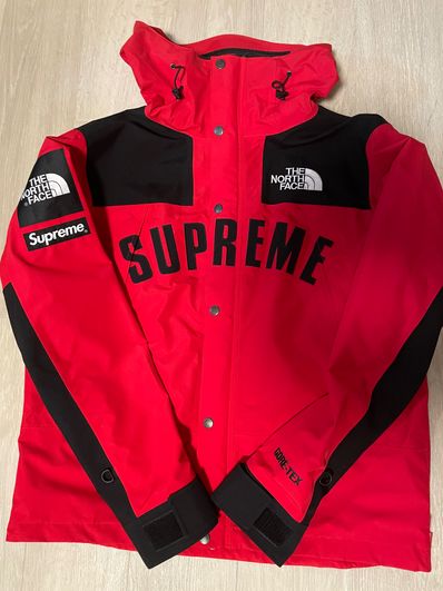 Supreme x The North Face Arc Logo Mountain Parka "Red"