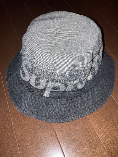 Supreme Fade Jacquard Denim Crusher "Black"