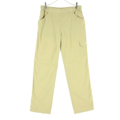adidas アディダス NEO LABEL ワンポイントロゴ ナイロンパンツ L ベージュ