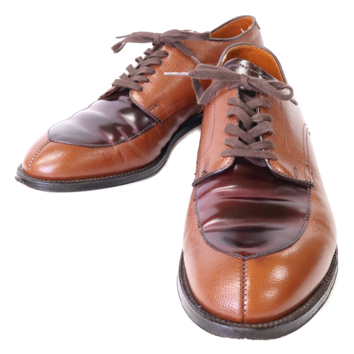 オールデン BEAMS別注 N6601 アルパインカーフ カケルコードバン Dウィズ モディファイトラスト Vチップ 8 1/2