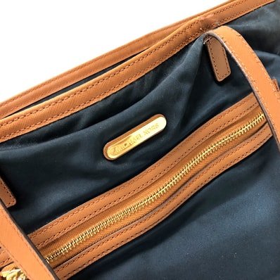 マイケルコース Michael Kors カバン トートバッグ ショルダーバッグ ナイロン/レザー ネイビー