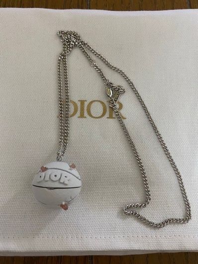 Dior x DANIEL ARSHAM Basketball Necklace "White"