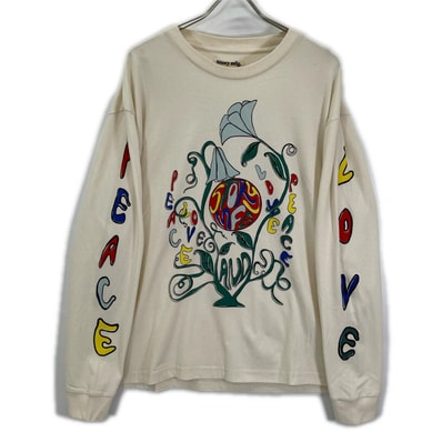 ストーリーエムエフジー 26SS アイボリー GRATEFUL TEE LS/グレートフル L/STシャツ L