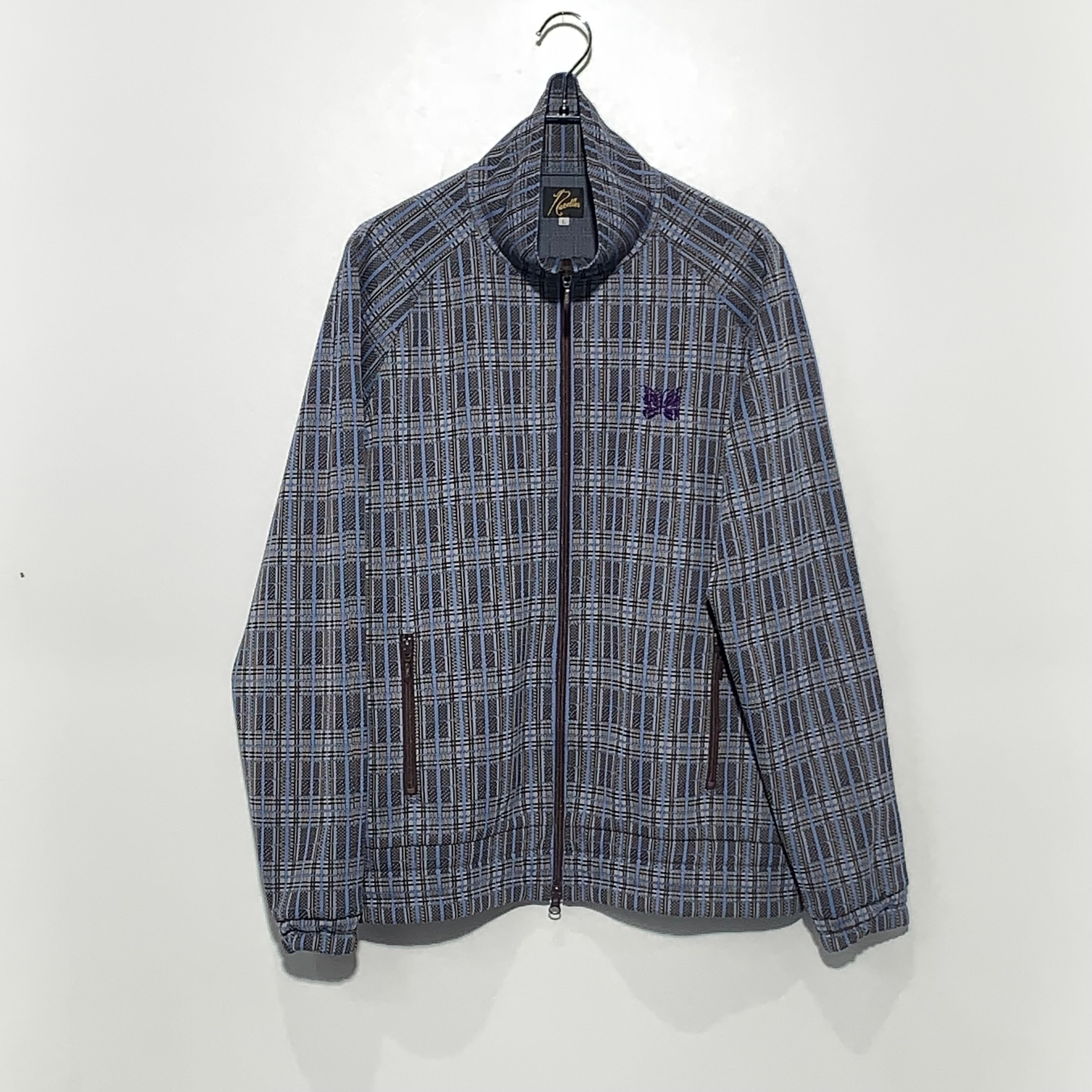 Needles TRACK JACKET - POLY JQ. "Plaid"
