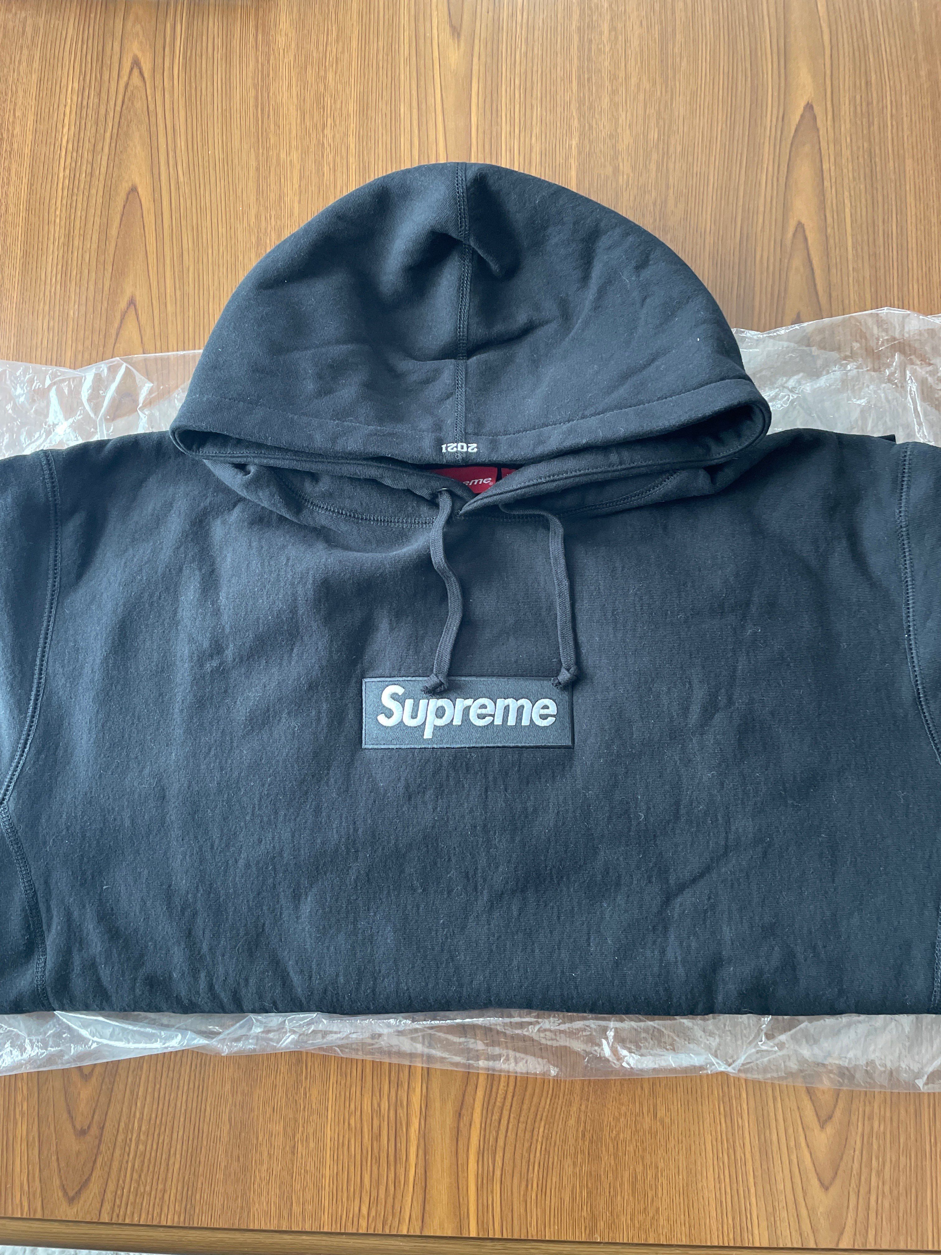 Supreme Box Logo Hooded Sweatshirt "Black" (21FW)