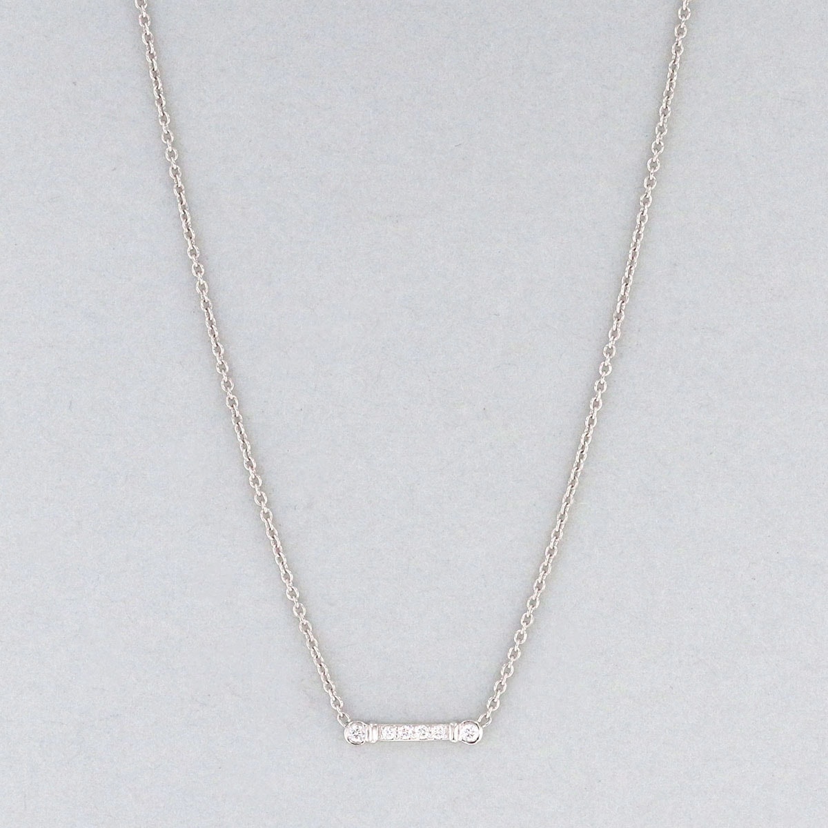 TIFFANY&Co. ティファニー フルールドリス ダイヤモンドネックレス PT950 ネックレス Pt950プラチナ シルバー  レディース【中古】