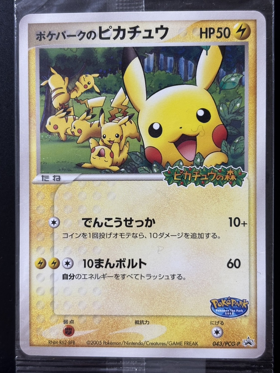 ゲーム [人気] ポケモンカード ポケパークのピカチュウ 043/PCG-P