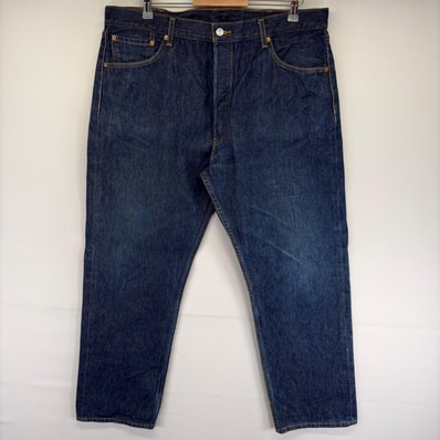 古着 リーバイス Levi's デニム パンツ 501 ストレート 5ポケット ボタンフライ ジーンズ ジーパン w40 L32 ブルー系 メンズ