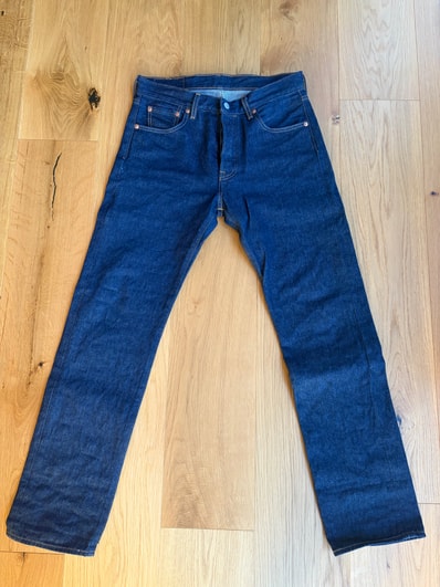 Levi's 501 Original Button-Fly Straight Jeans "Rigid"