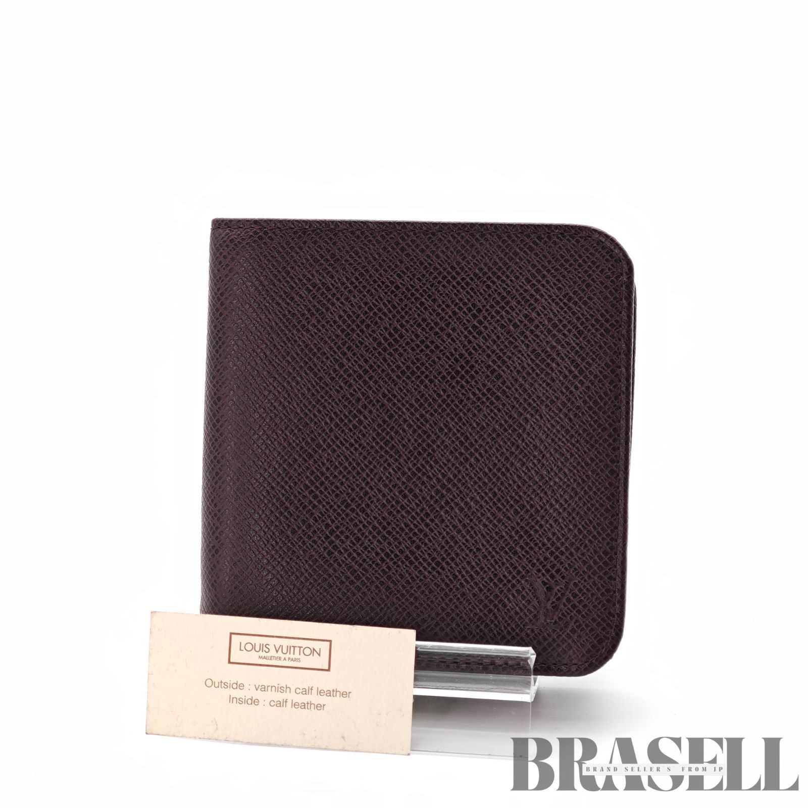 LOUIS VUITTON ルイ・ヴィトン 二つ折り財布 Leather レディース