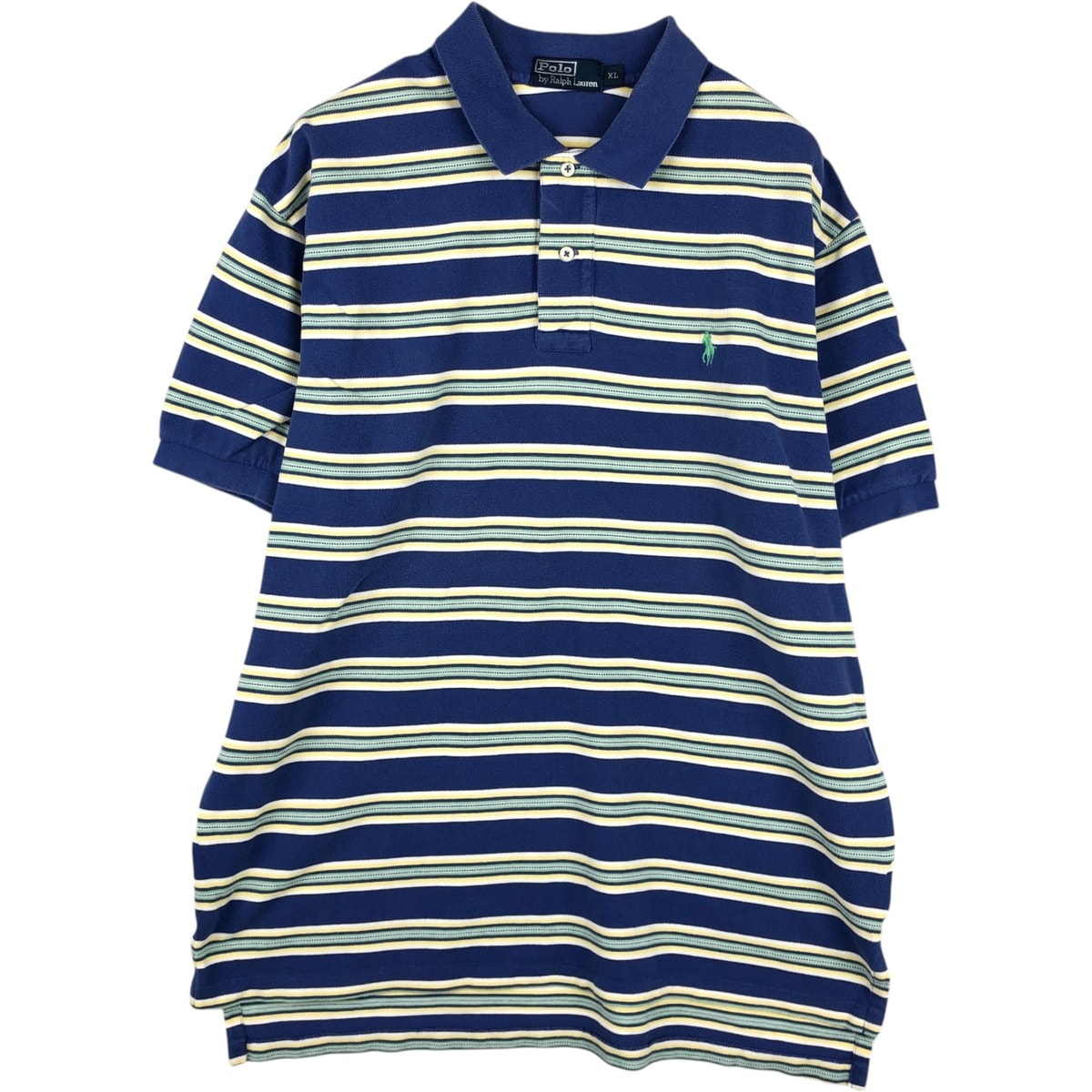 古着 ラルフローレン Ralph Lauren POLO by Ralph Lauren 半袖 ボーダー ポロシャツ メンズXL相当/eaa635165