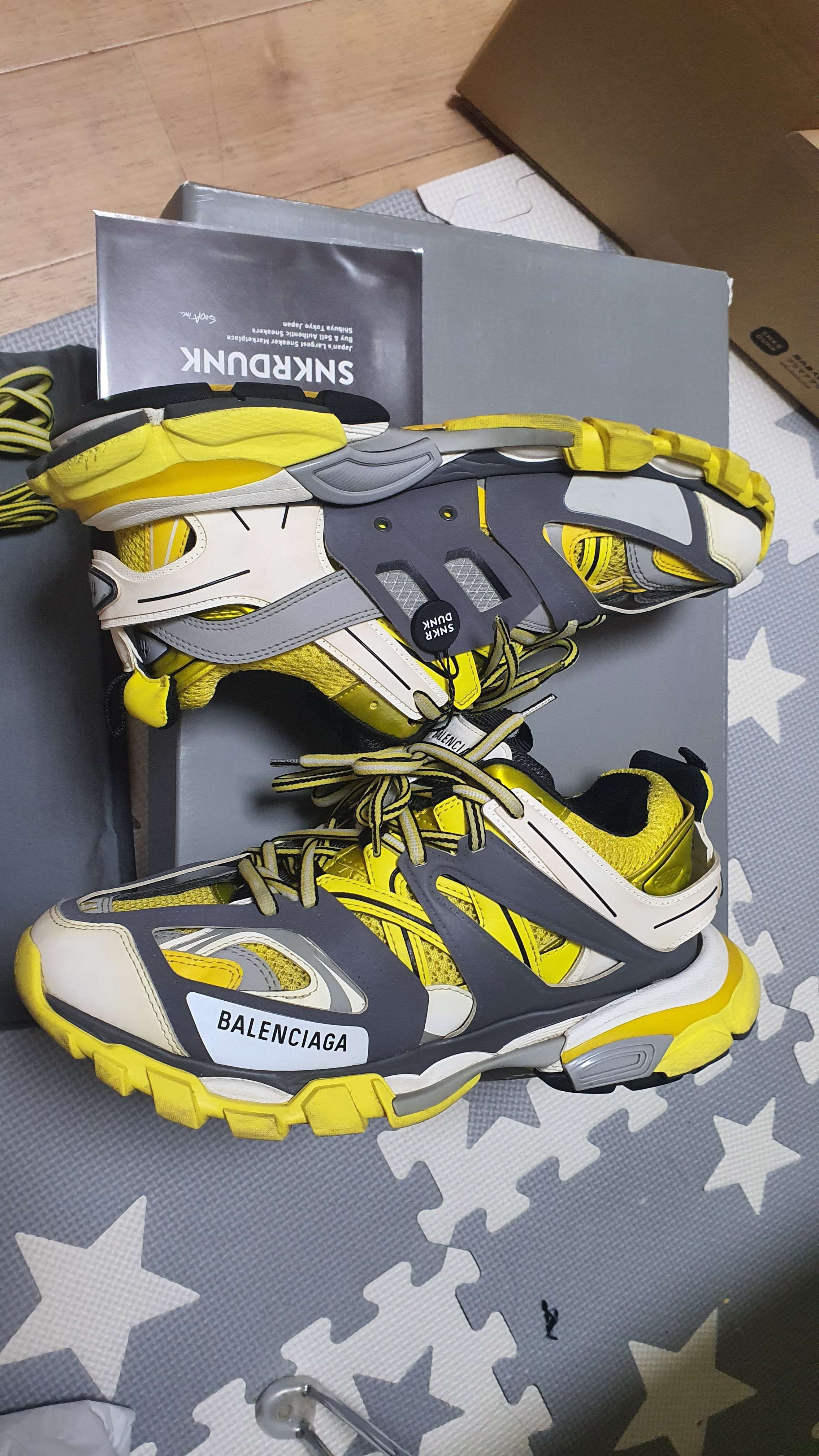 Balenciaga track yellow