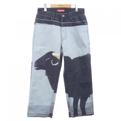 シュプリーム SUPREME DAMIEN HIRST ジーンズ