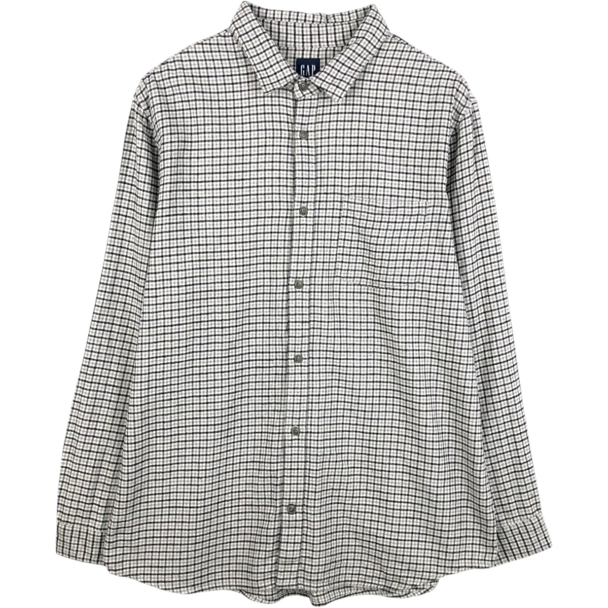 古着 ギャップ GAP 長袖 フランネルチェックシャツ メンズXL相当/eaa675466